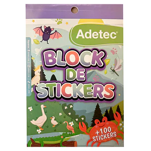 Adetec – Block de Stickers Animales