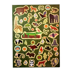 Adetec – Block de Stickers Animales