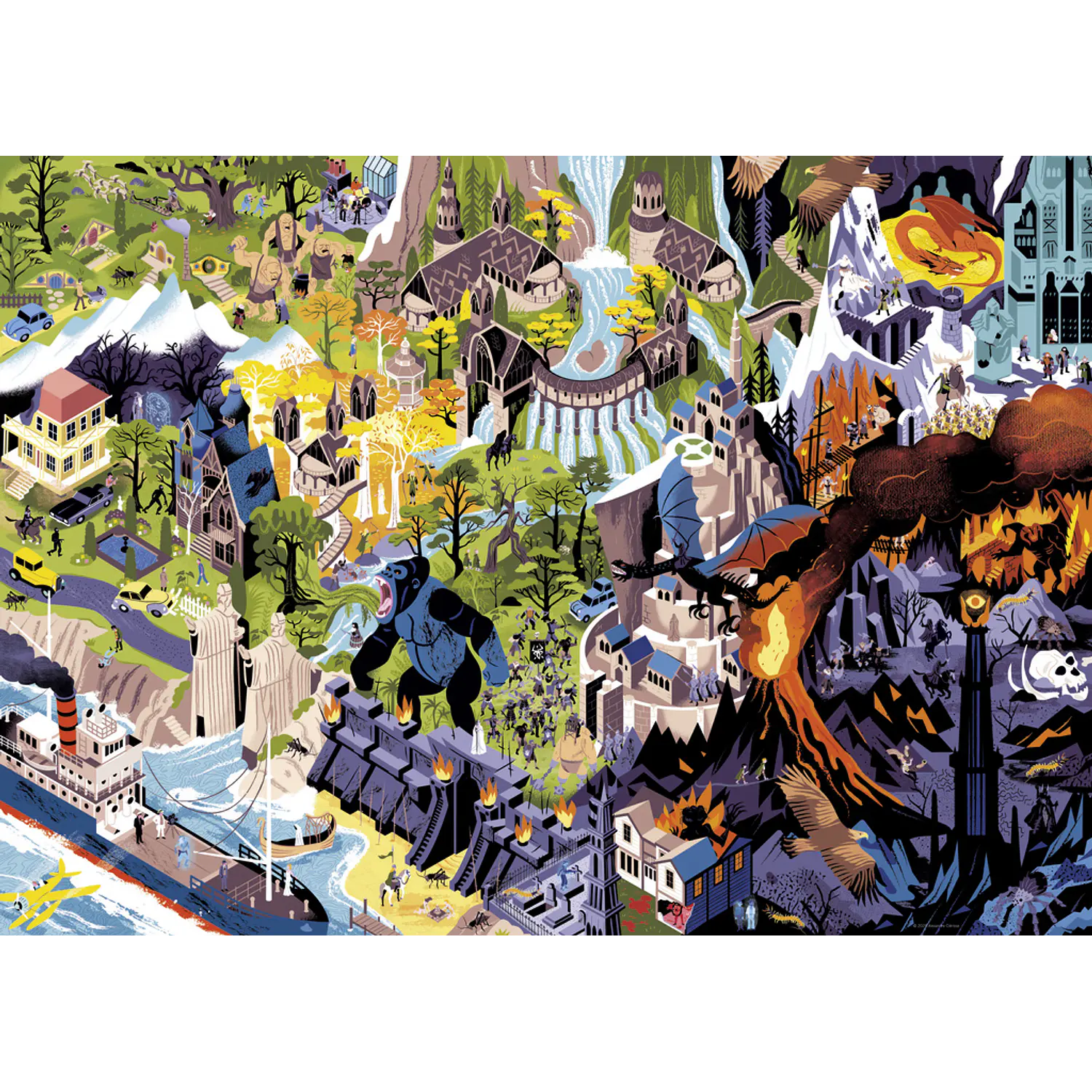 Heye – Puzzle Peter Jackson Films 1000 Piezas  2
