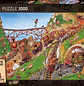 Heye – Puzzle Getaway Car Fred 1000 Piezas - Miniatura 1