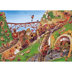 Heye – Puzzle Getaway Car Fred 1000 Piezas