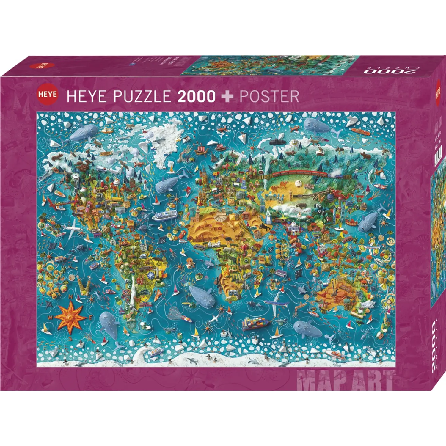 Heye – Puzzle Miniature World 2000 Piezas 1