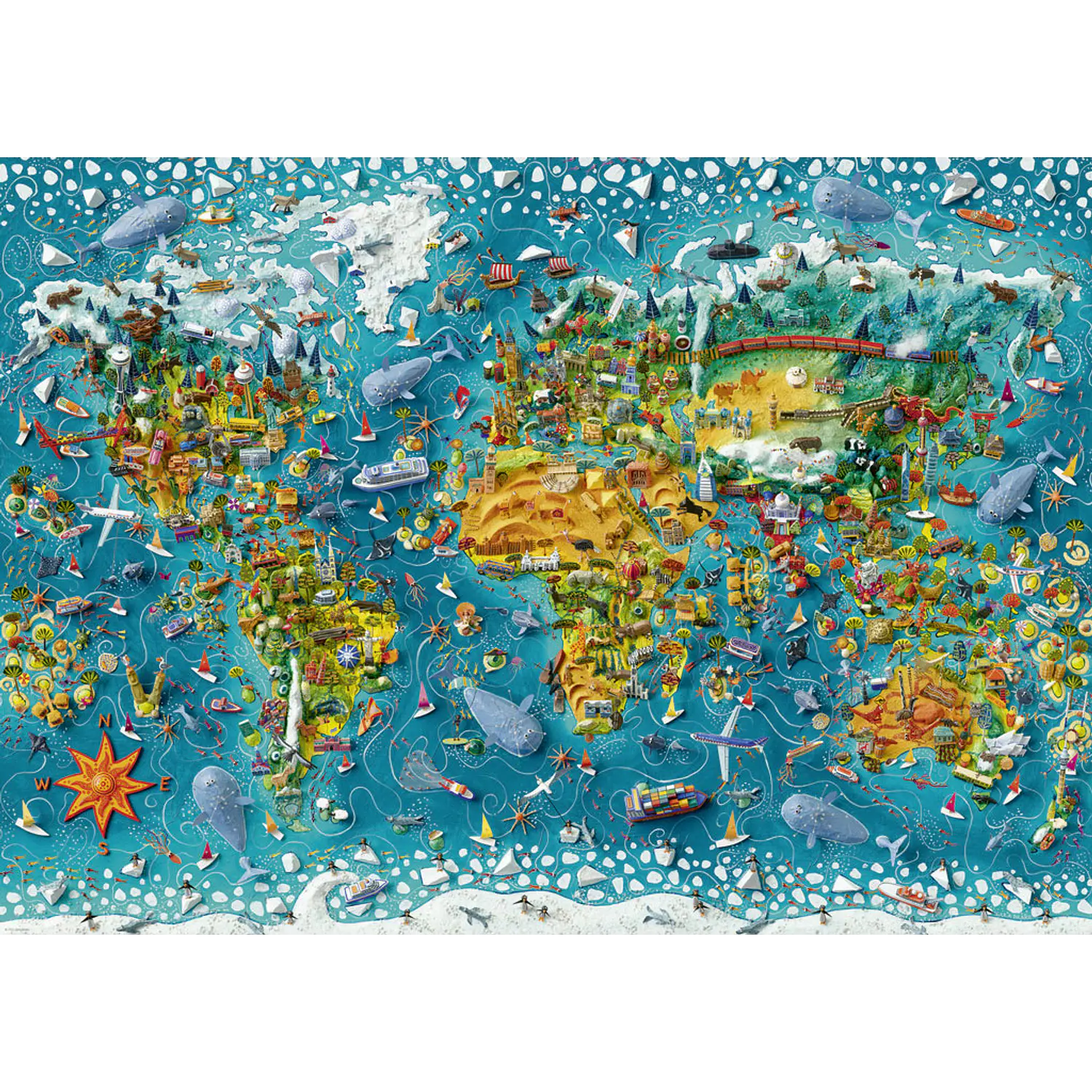 Heye – Puzzle Miniature World 2000 Piezas 2