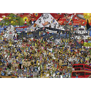 Heye – Puzzle British Music History 2000 Piezas 