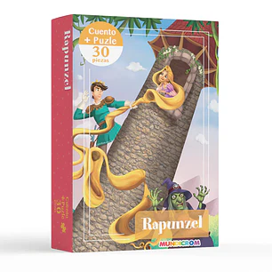 Mundicrom – Puzzle Rapunzel 30 Piezas + Cuento Infantil