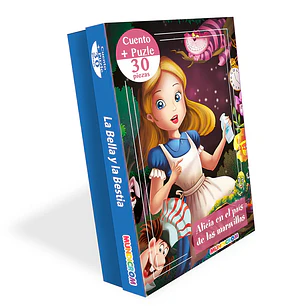 Mundicrom – Puzzle Alicia en el País de las Maravillas 30 Piezas + Cuento Infantil