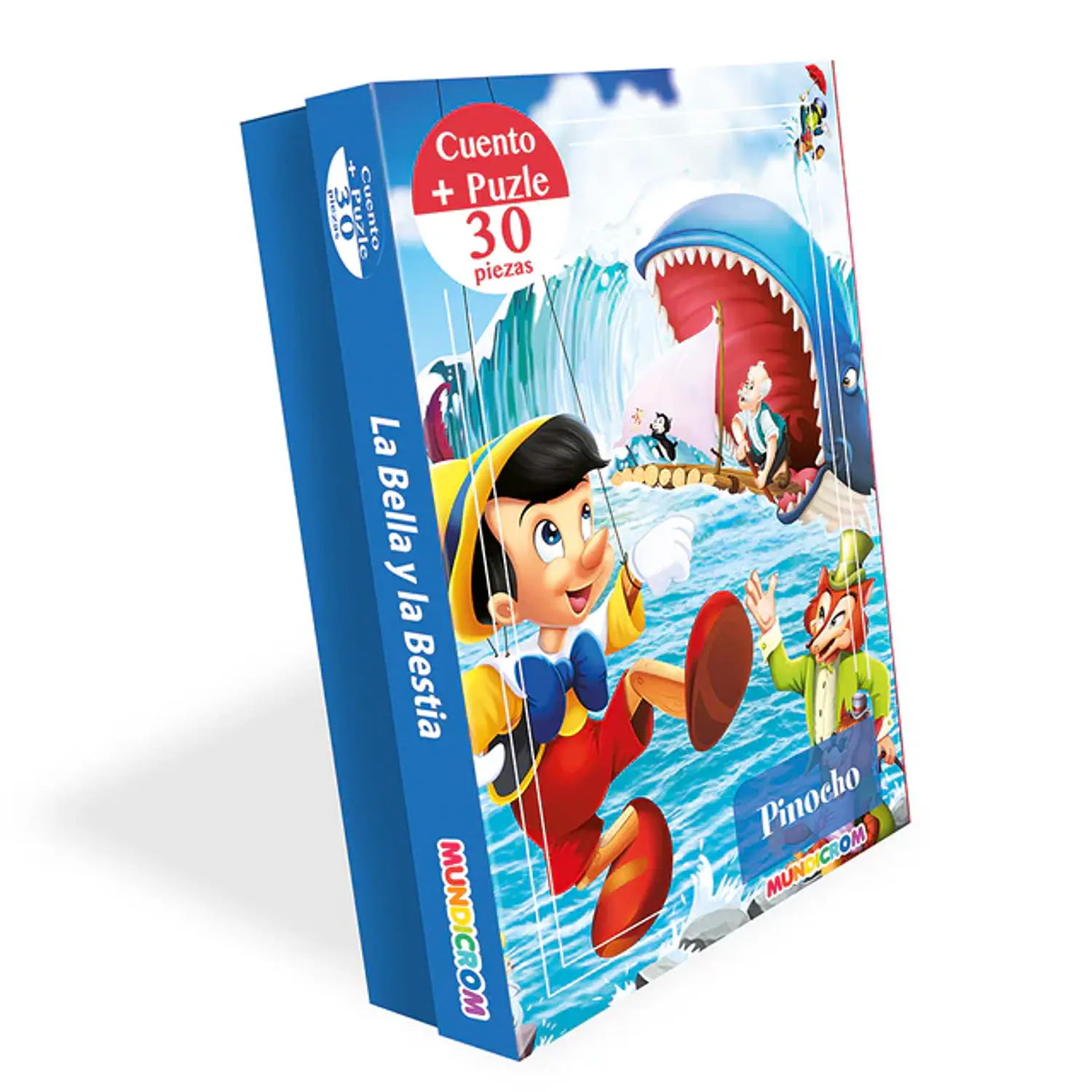 Mundicrom – Puzzle Pinocho 30 Piezas + Cuento Infantil