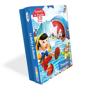 Mundicrom – Puzzle Pinocho 30 Piezas + Cuento Infantil