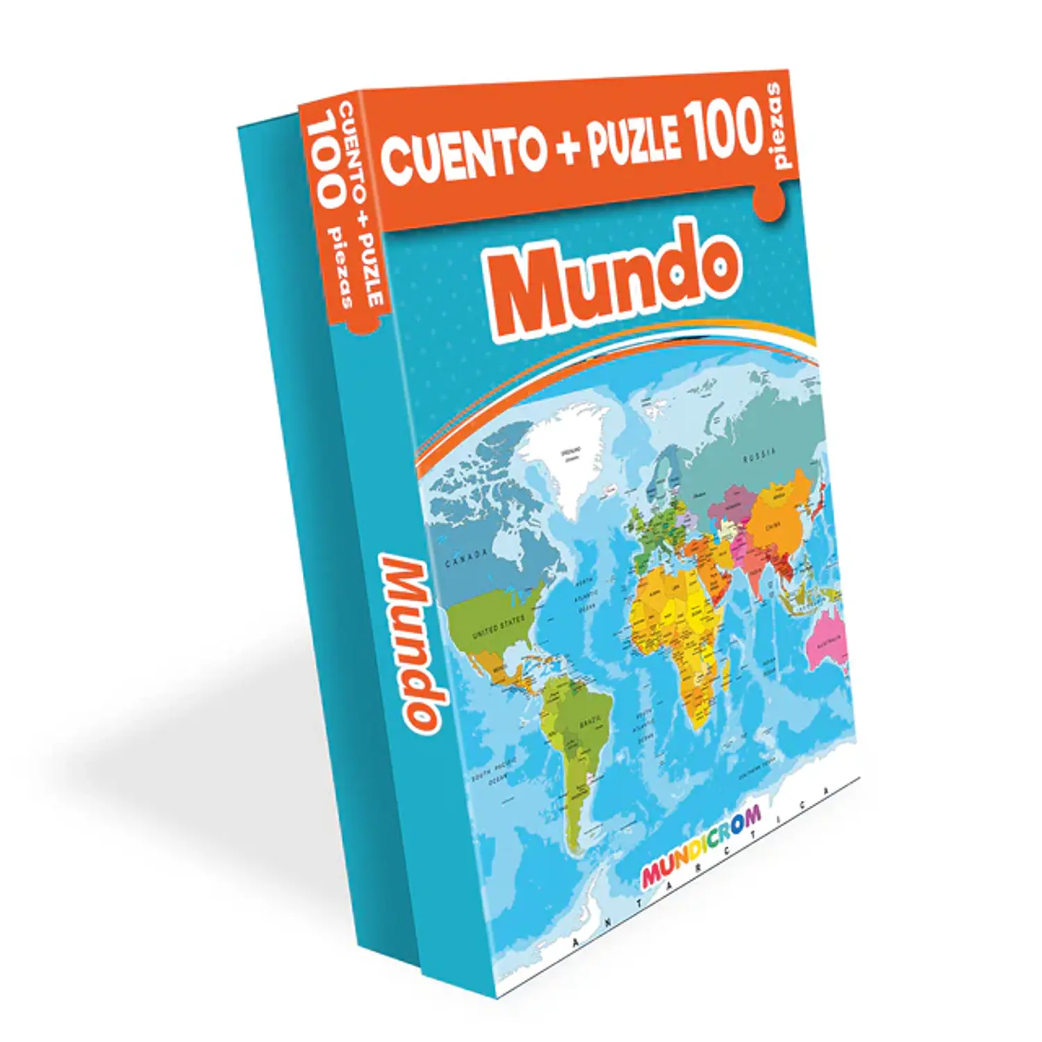 Mundicrom – Puzzle Cuento El Mundo 100 Piezas + Libro Infantil
