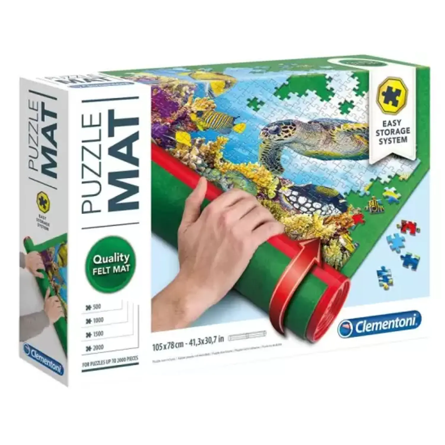 Clementoni – Guarda Puzzle 500 a 2000 Piezas Tapete Enrollable