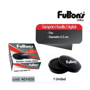 Fultons – Tampón Huella Digital PVC 