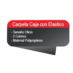 Lavoro – Carpeta Caja con Elástico Oficio Transparente
