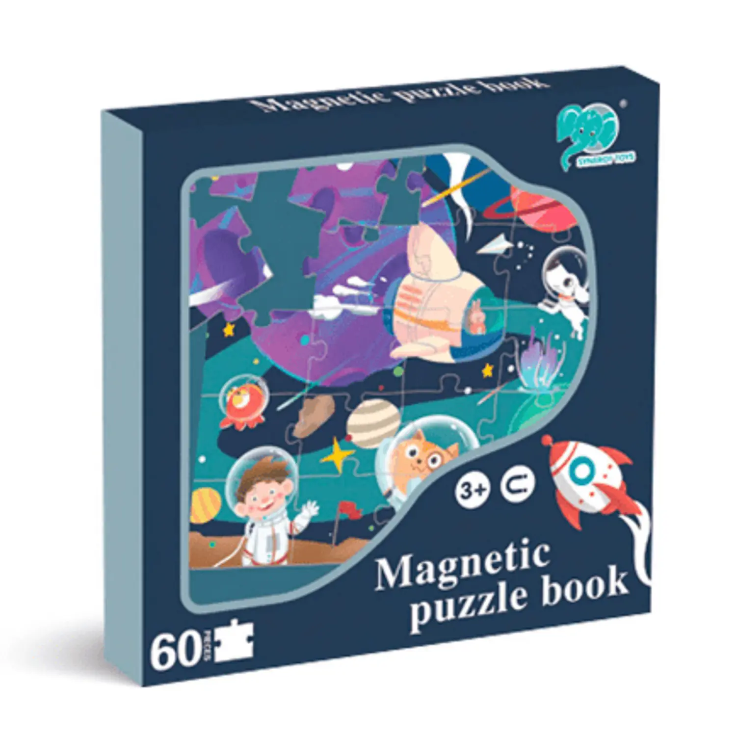 Sinergy Toys – Libro Puzzle Magnético 60 Piezas Educativo Infantil 1