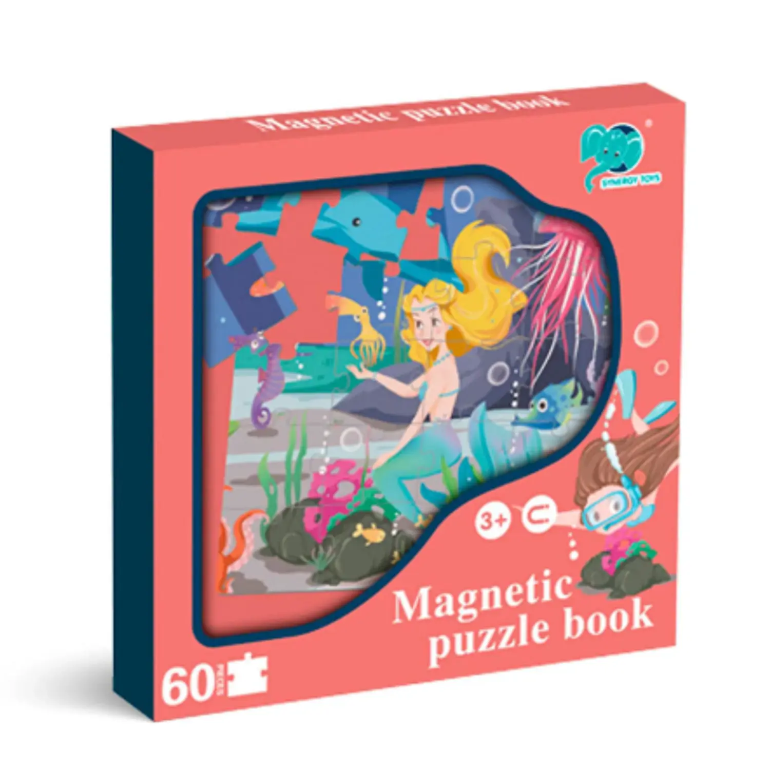 Sinergy Toys – Libro Puzzle Magnético 60 Piezas Educativo Infantil 2