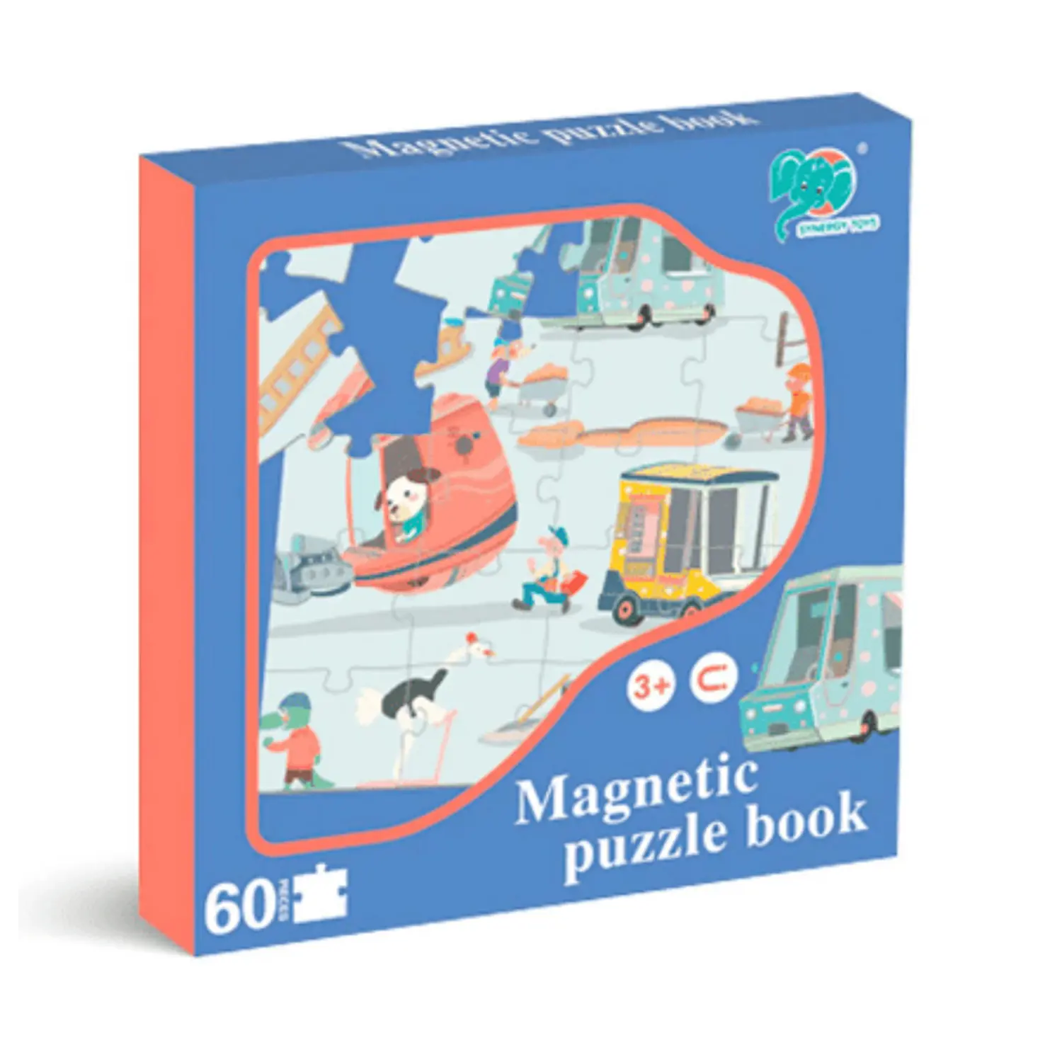 Sinergy Toys – Libro Puzzle Magnético 60 Piezas Educativo Infantil 4