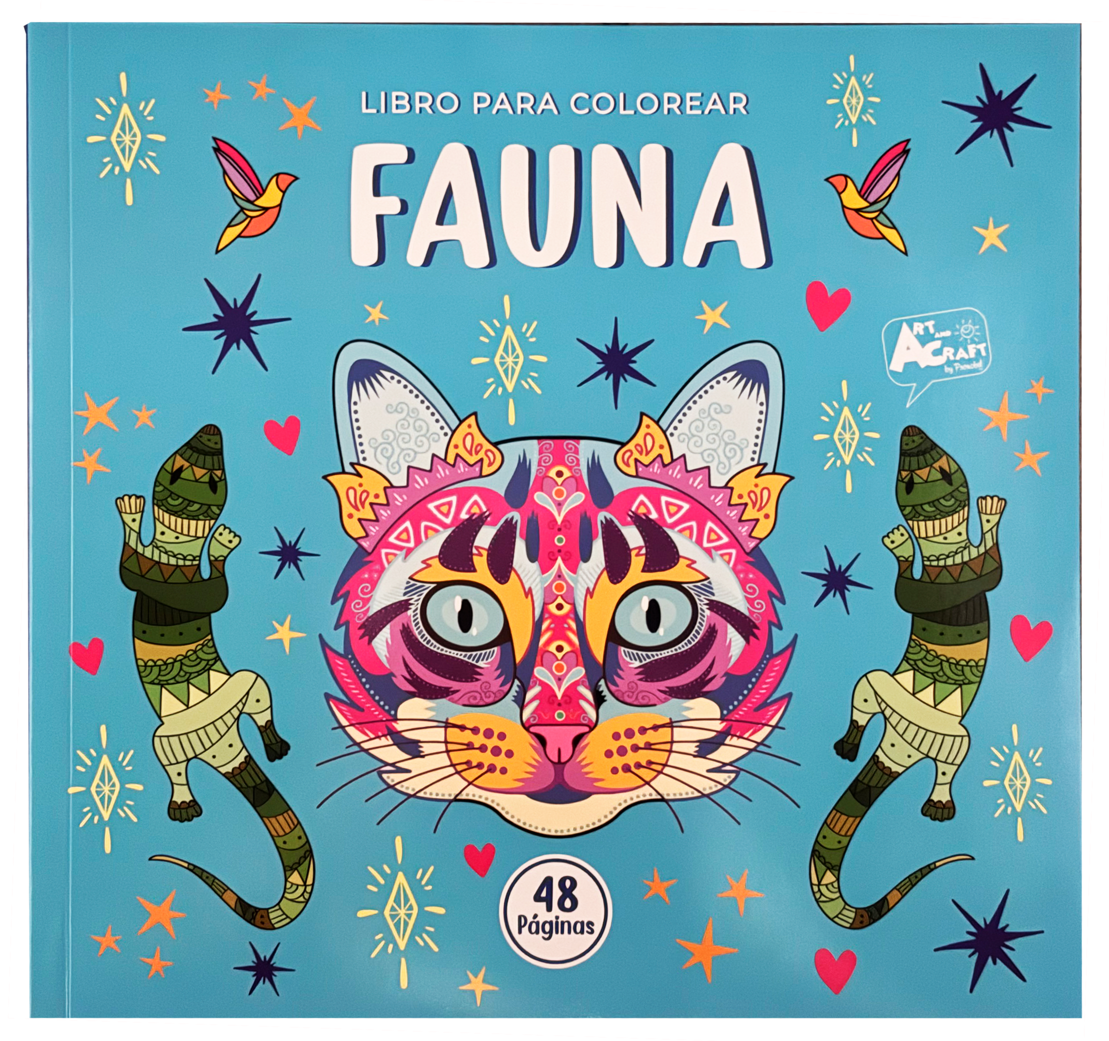 Libro Para Colorear Mandalas Fauna 48 Paginas Art & Craft