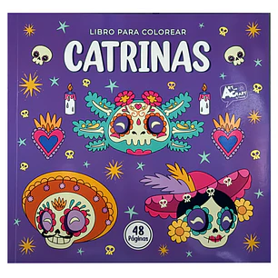 Art & Craft – Libro para Colorear Catrina 48 Páginas