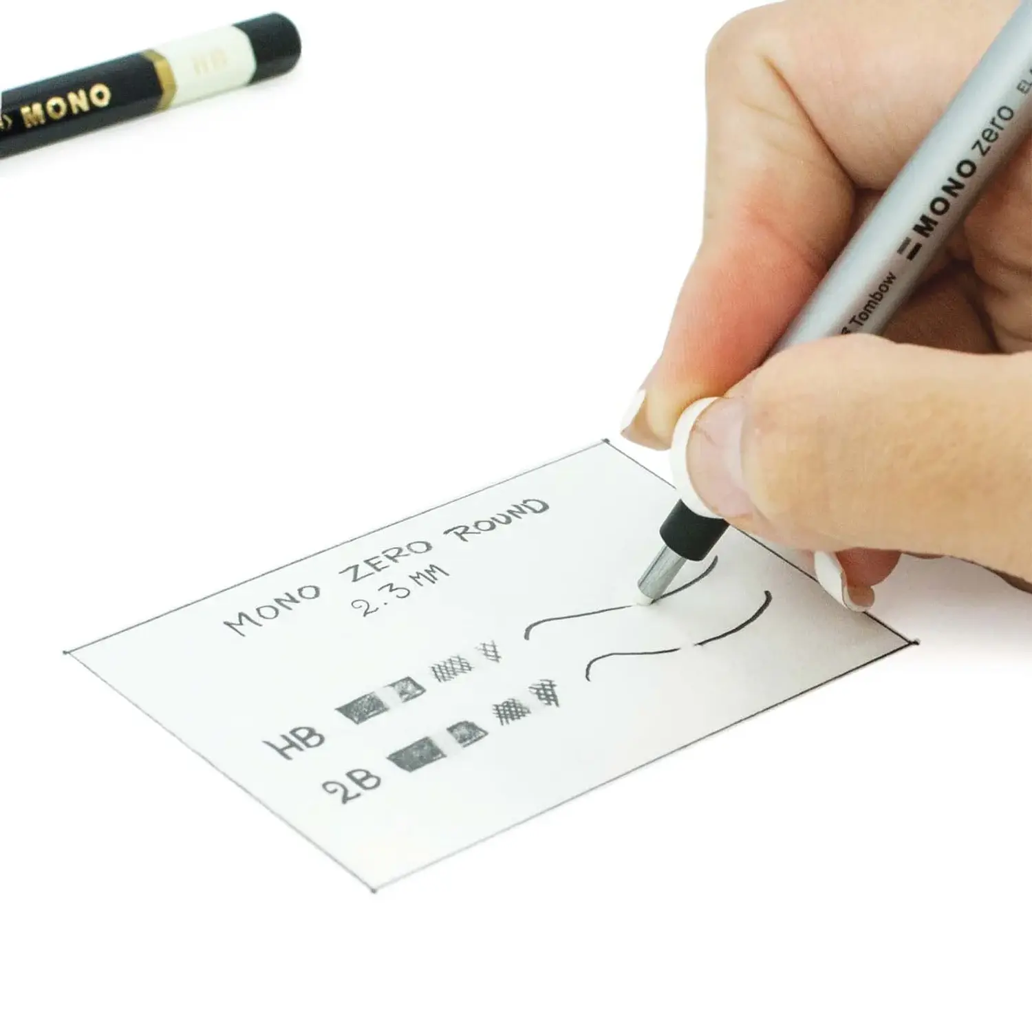 Tombow – Mono Zero Round Eraser Goma con Repuesto 3