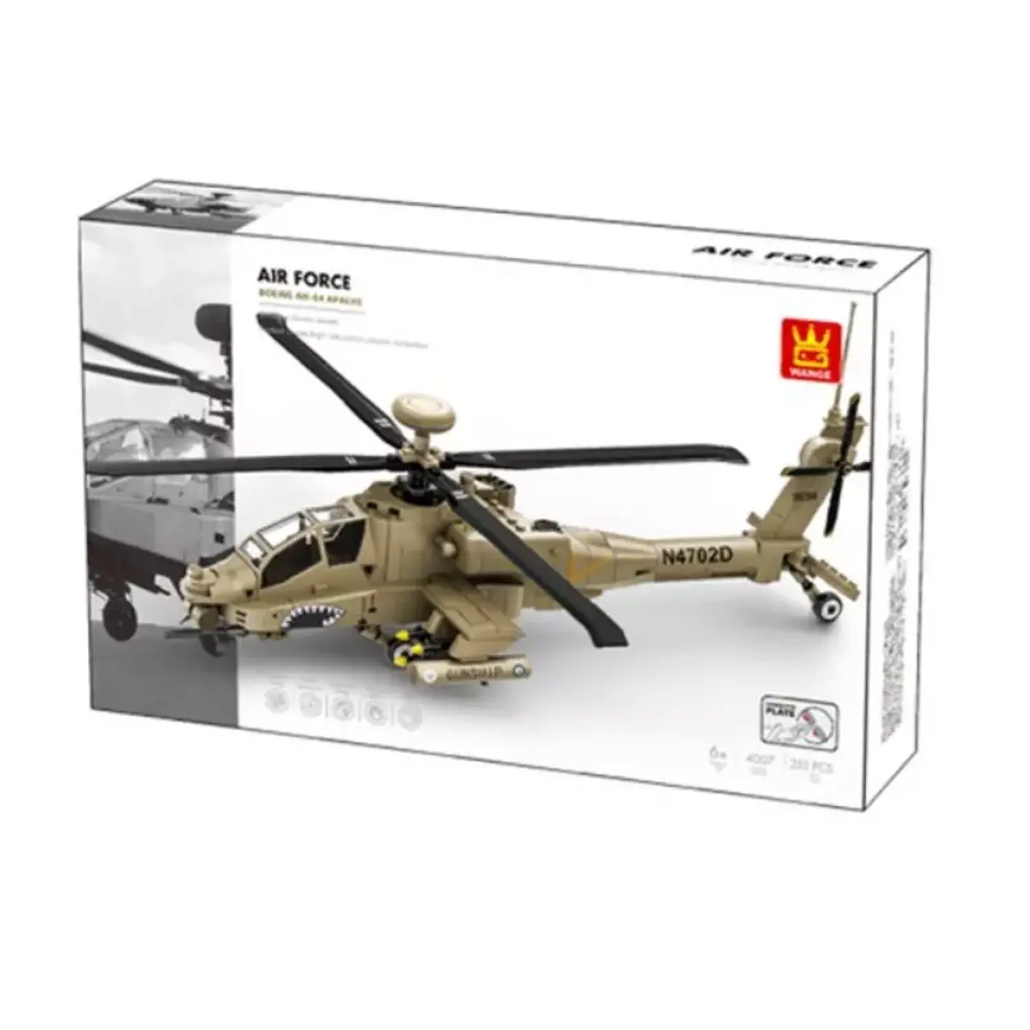 Wange – Helicóptero de Combate 259 Piezas 1