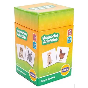 Dactic – Juego de Mesa Memorice Animales