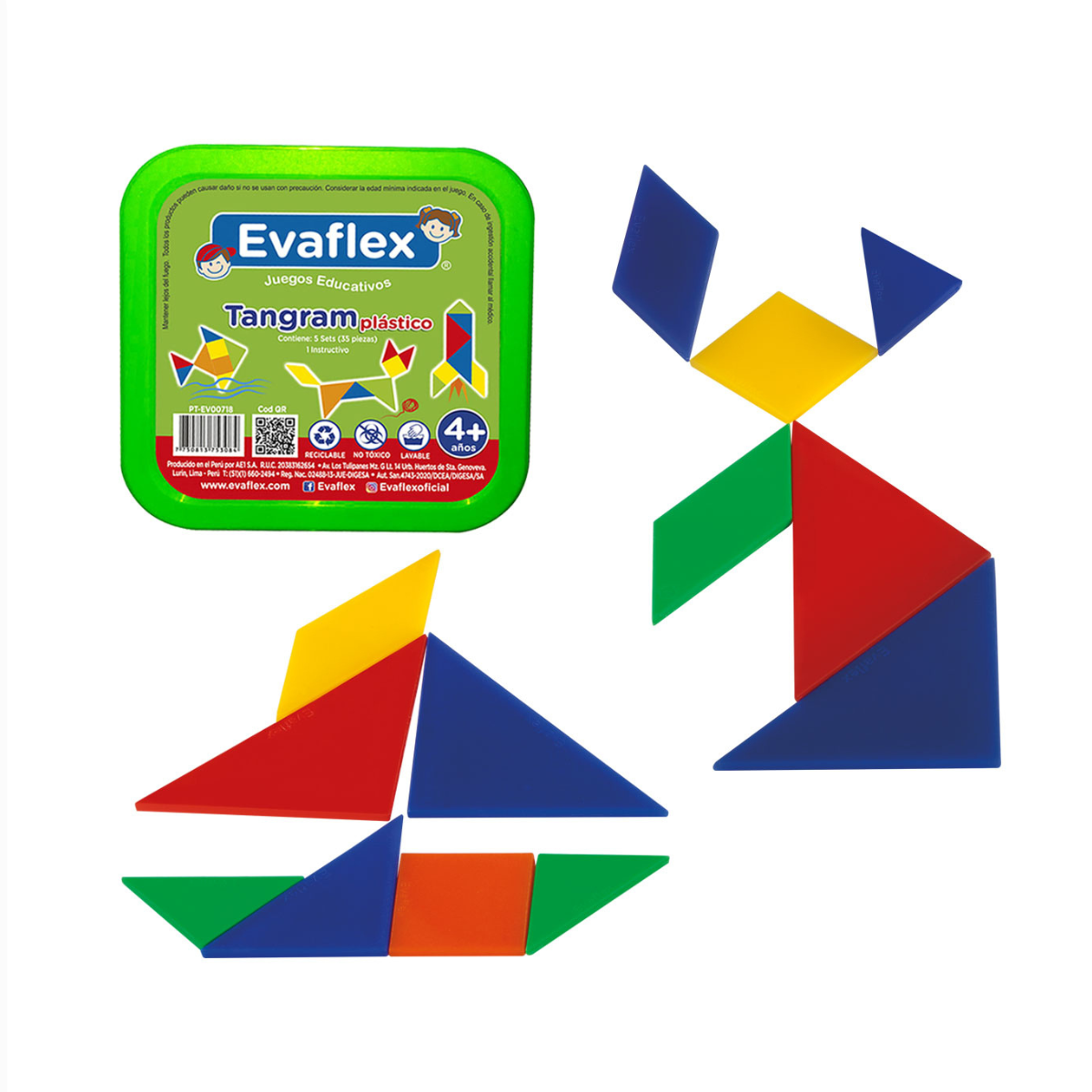 Evaflex – Tangram de Plástico