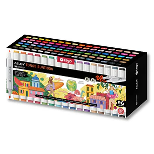 Filgo – Set 96 Marcadores al Alcohol Tonos Surtidos