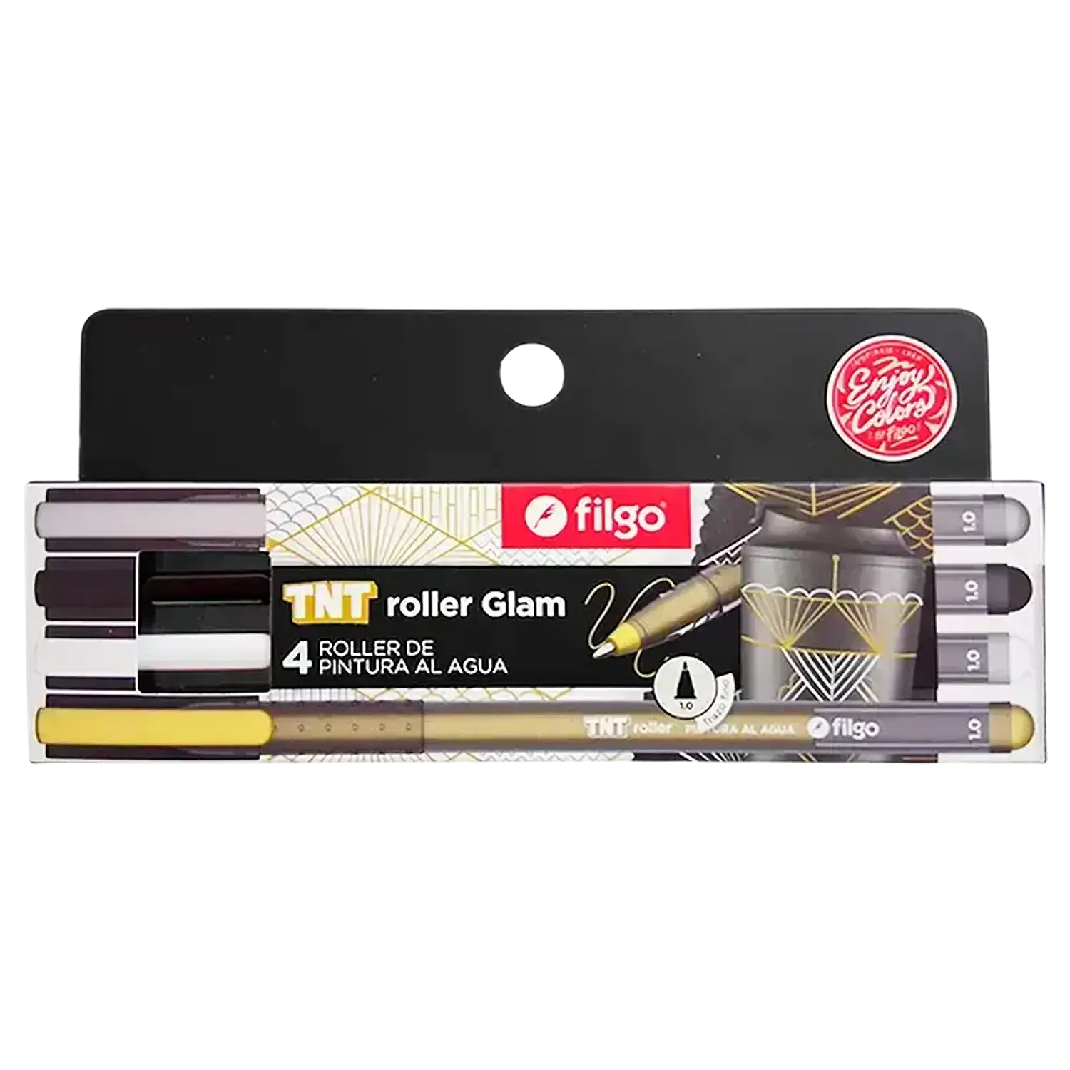 Filgo – TNT Roller Glam Pintura al Agua x 4 Colores