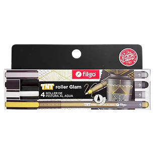Filgo – TNT Roller Glam Pintura al Agua x 4 Colores