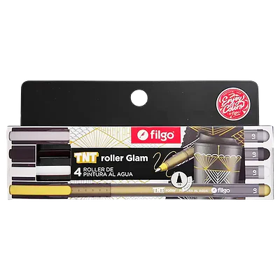 Filgo – TNT Roller Glam Pintura al Agua x 4 Colores