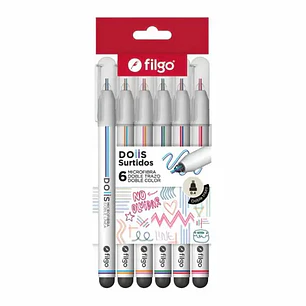 Filgo – Doiis Microfibra Doble Línea x 6 Colores