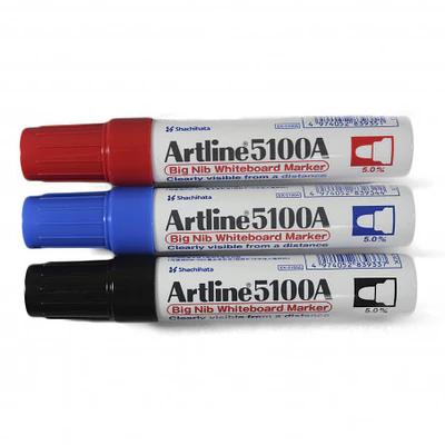 Artline – Plumón Pizarra Jumbo Punta Biselada 10 mm Recargable 