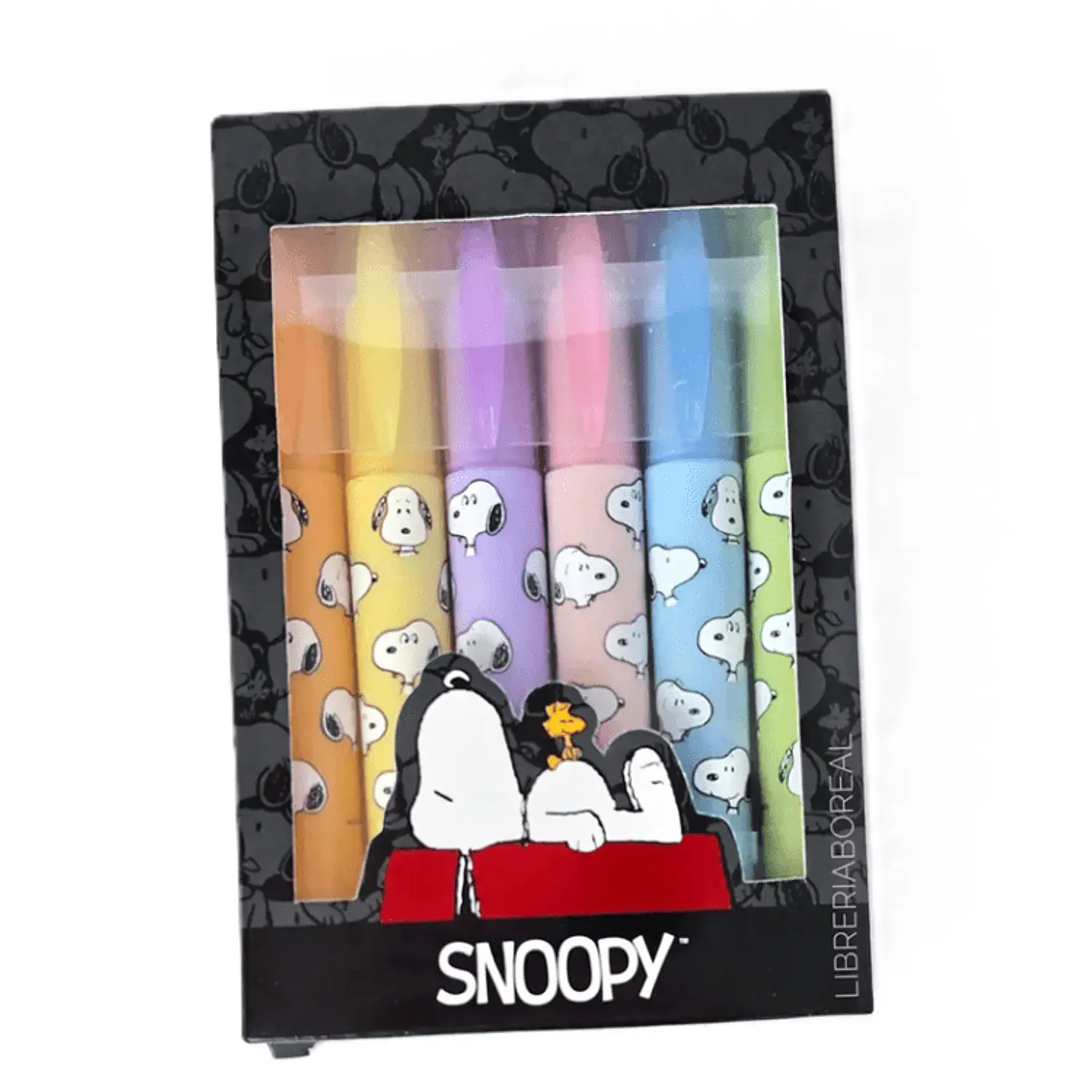 Mooving – Set de 6 Resaltadores Snoopy