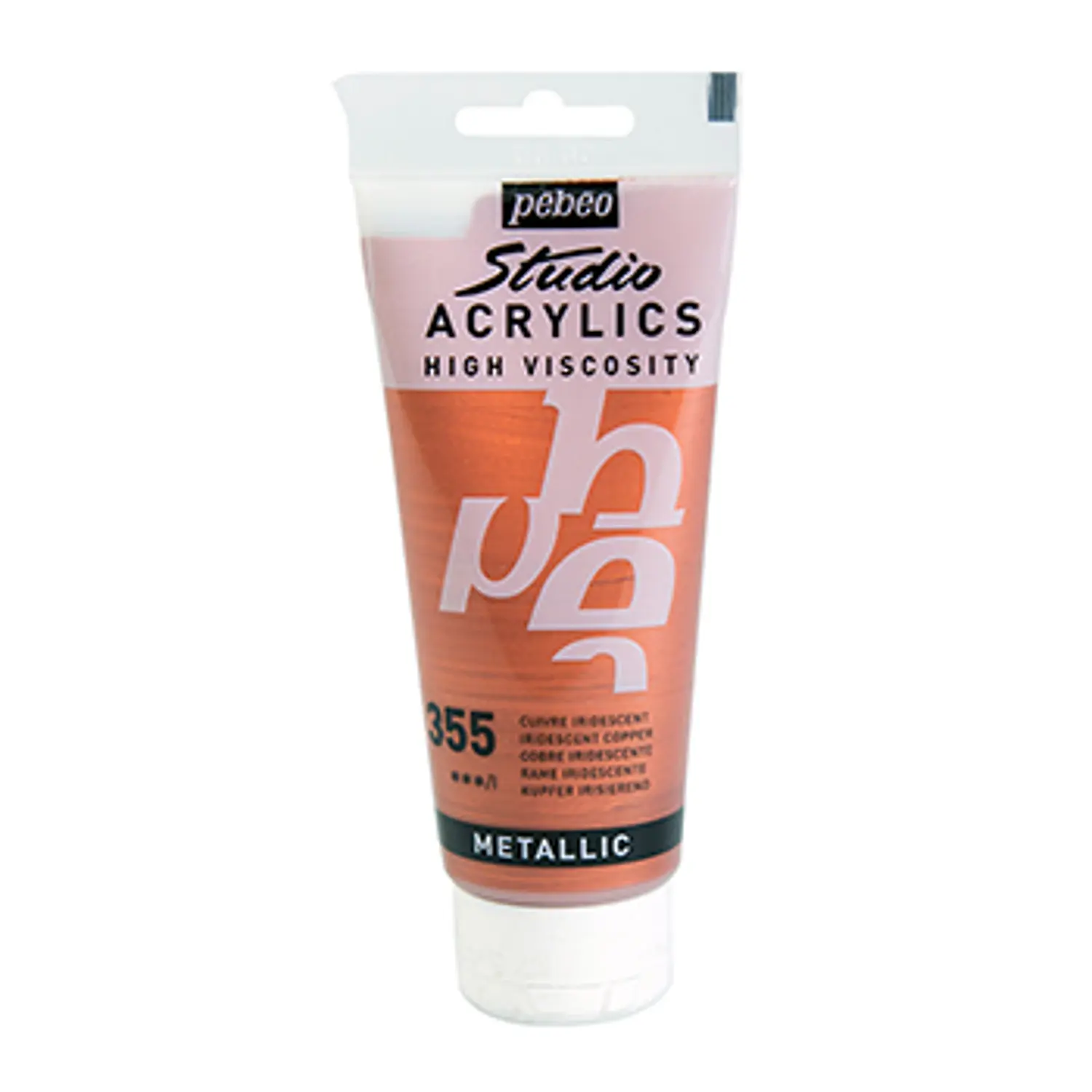 Pebeo – Pintura Acrílica 100 ml Alta Viscosidad Colores Intensos – 58