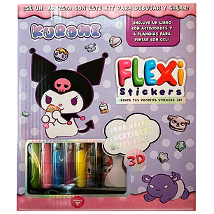 Mooving – Flexi Stickers Kuromi para Crear Stickers 3D 