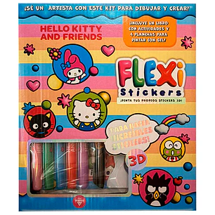 Mooving – Flexi Stickers Hello Kitty and Friends para Crear Stickers 3D 