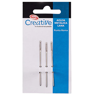 Adix - Aguja Metálica para Lanas - 3un