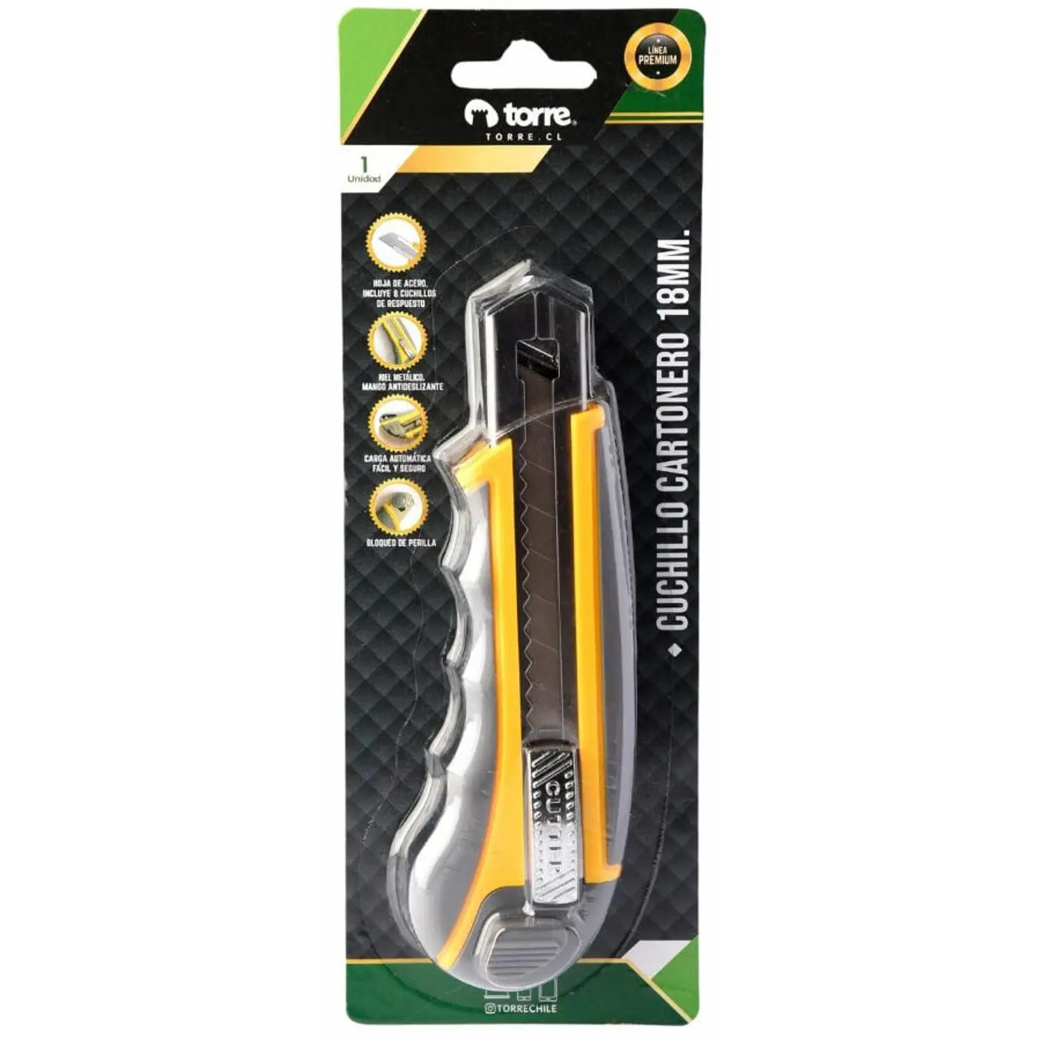 Torre - Cuchillo Cartonero Gr 18 Mm – 1