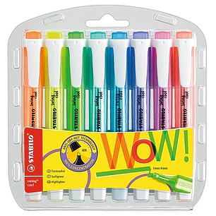 Stabilo - Destacadores SwingCOOL FLUOR - 8 Unidades