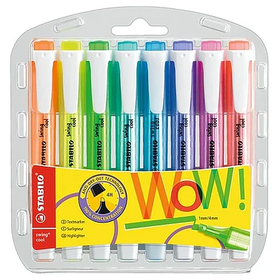 Stabilo - Destacadores SwingCOOL FLUOR - 8 Unidades