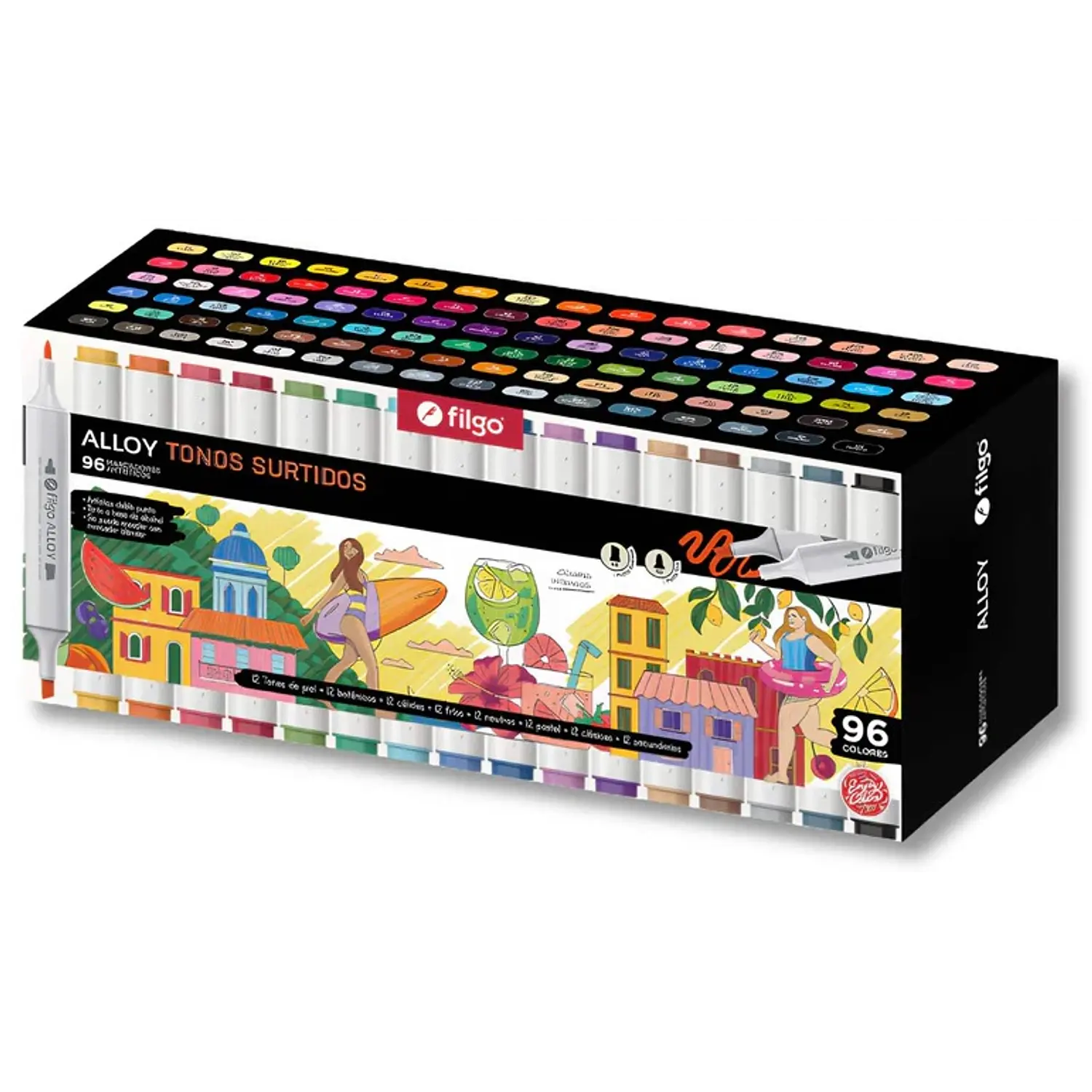 Filgo - Set 96 Marcadores al Alcohol – 1