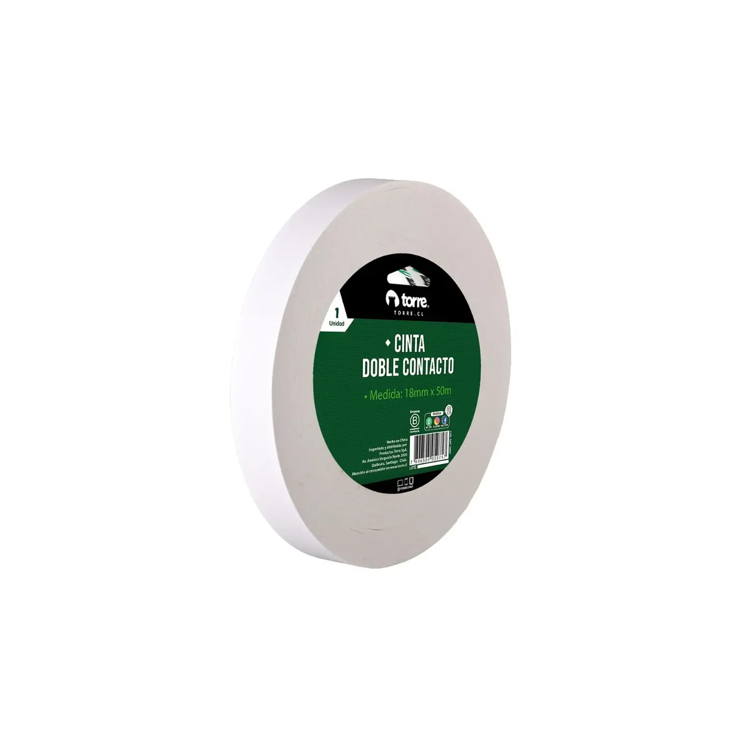 Torre - Cinta Doble Contacto 18 Mm X 50 M – 3