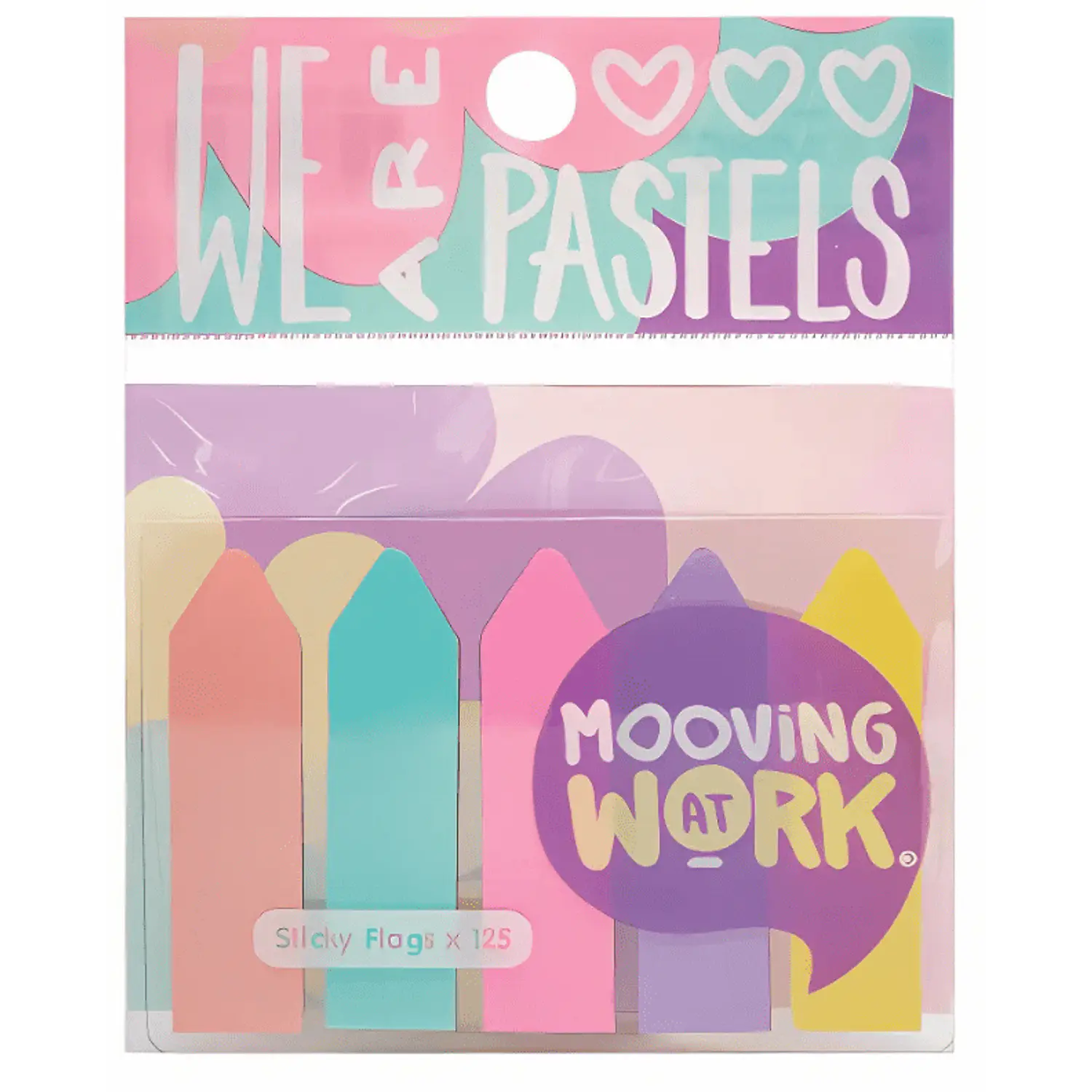 Mooving - Banderitas Señaladoras Pastel Rose - 125 UN – 1