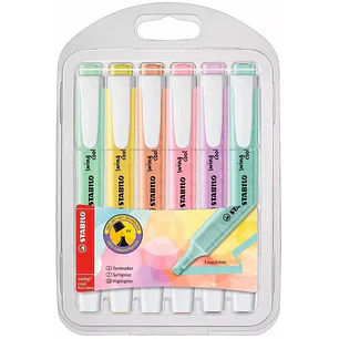 Stabilo - 6 Detacadores Swing Cool Pastel
