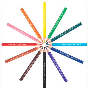 Bic – Lápices de Colores Jumbo - 12 Colores