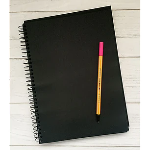 Torre - Cuaderno Book Black 120Hjs