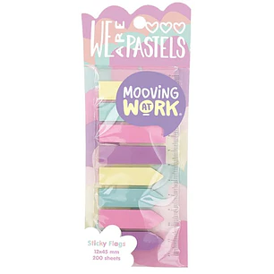 Mooving - Banderitas Adhesivas - 200un - Pastel con Regla