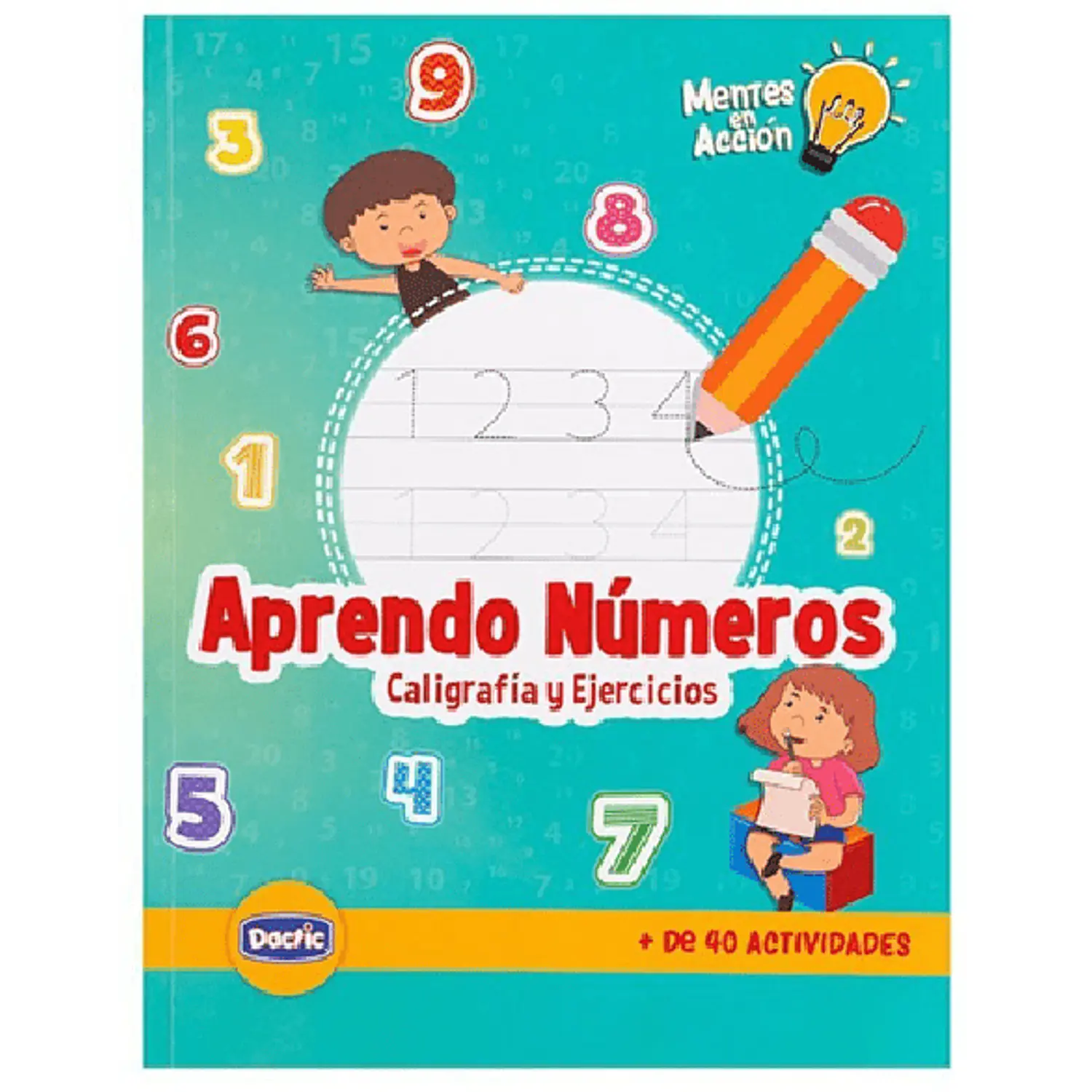 Dactic – Libro de Caligrafía Números 50 Páginas – 1