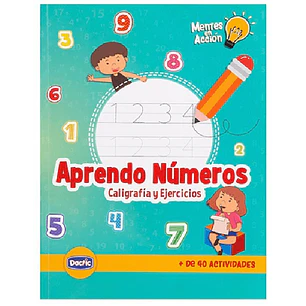Dactic – Libro de Caligrafía Números 50 Páginas