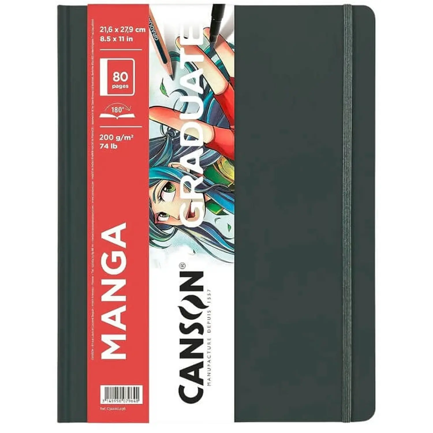 Canson – Sketchbook Graduate Manga - A4 -21,6 × 27,9 cm 40 Hojas 200 g – 1