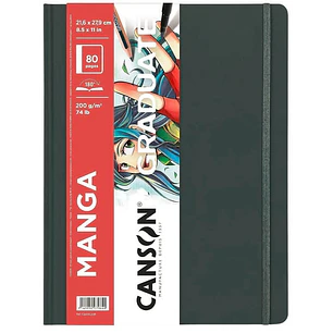 Canson – Sketchbook Graduate Manga - A4 -21,6 × 27,9 cm 40 Hojas 200 g